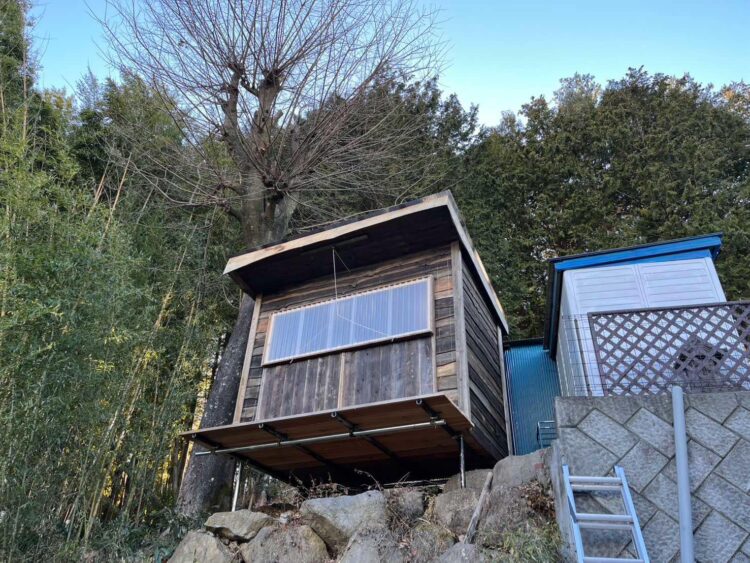 凛太郎くんが製作した小屋